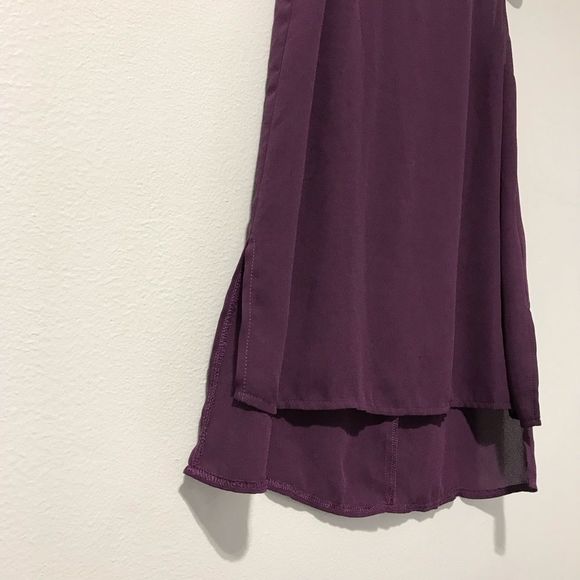 Suzy Shier Purple Sleeveless V-neck Blouse Size XS - Picture 3 of 5